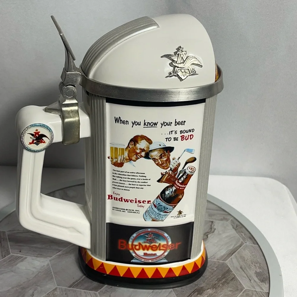 2006 Budweiser “Today” Membership Stein Anheuser-Busch Collectors Club 10” Tall